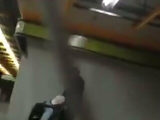 Boys caught messing around at train station